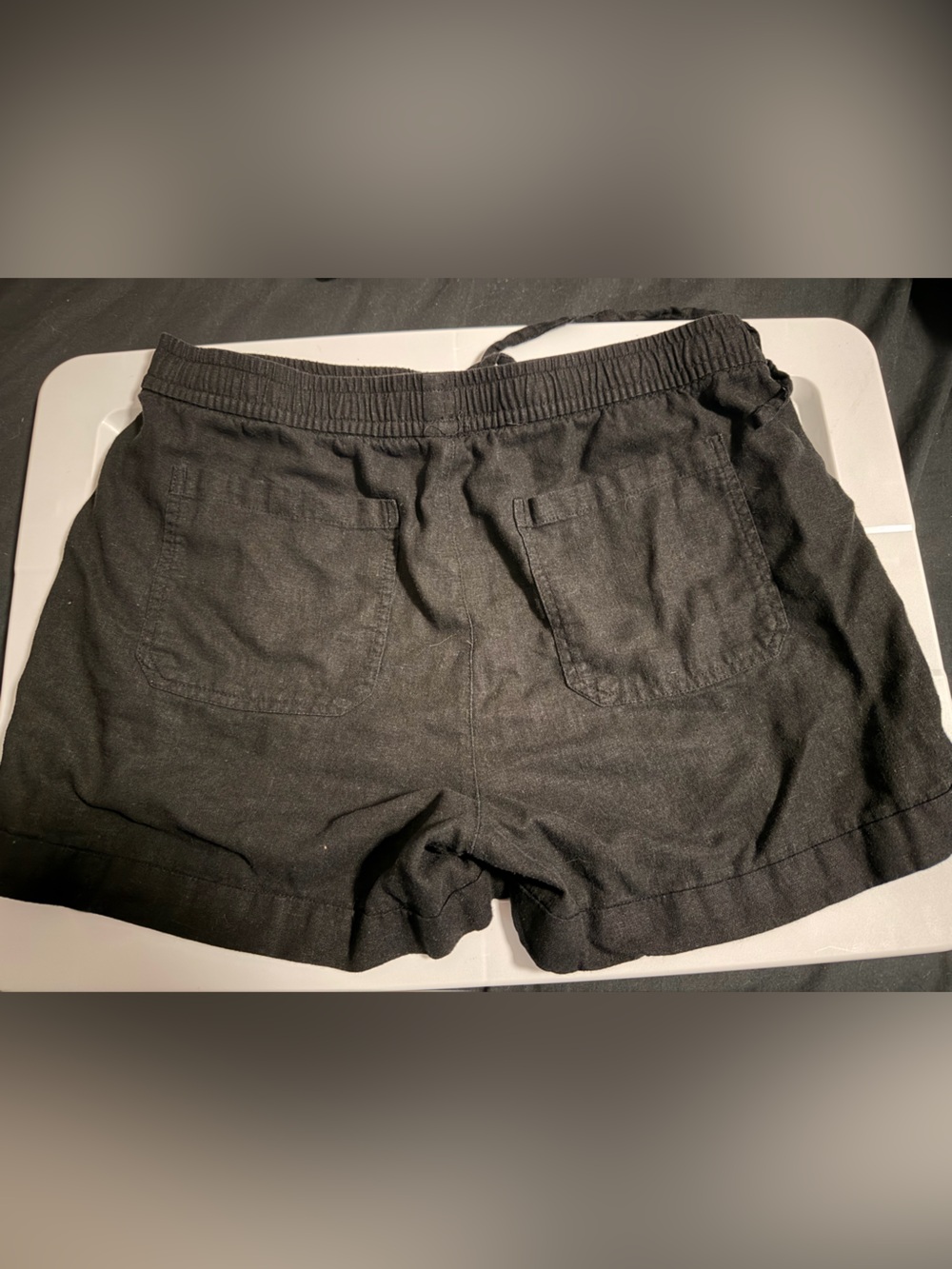 Old Navy Black Drawstring Casual Shorts - Picture 2 of 6